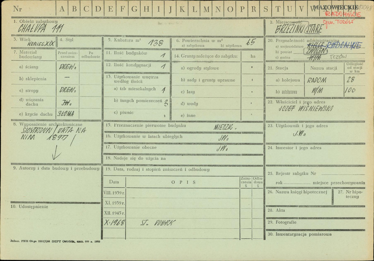 Karta zielona, skan nr 1