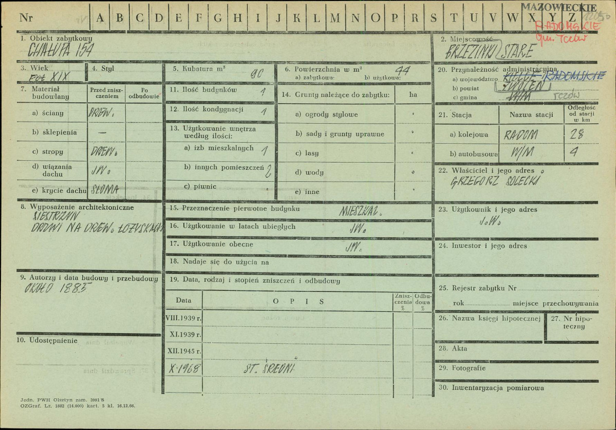 Karta zielona, skan nr 1