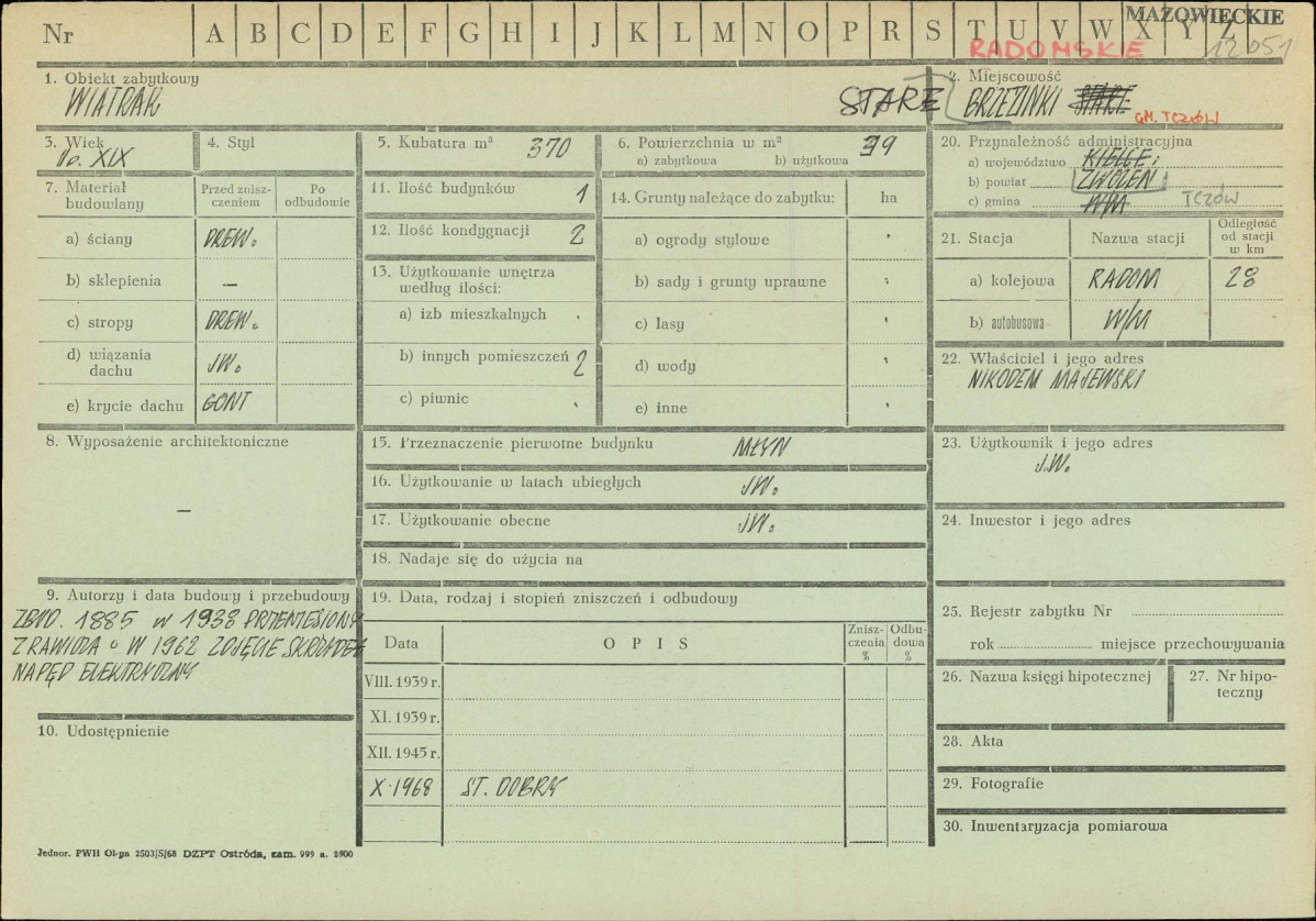 Karta zielona, skan nr 1