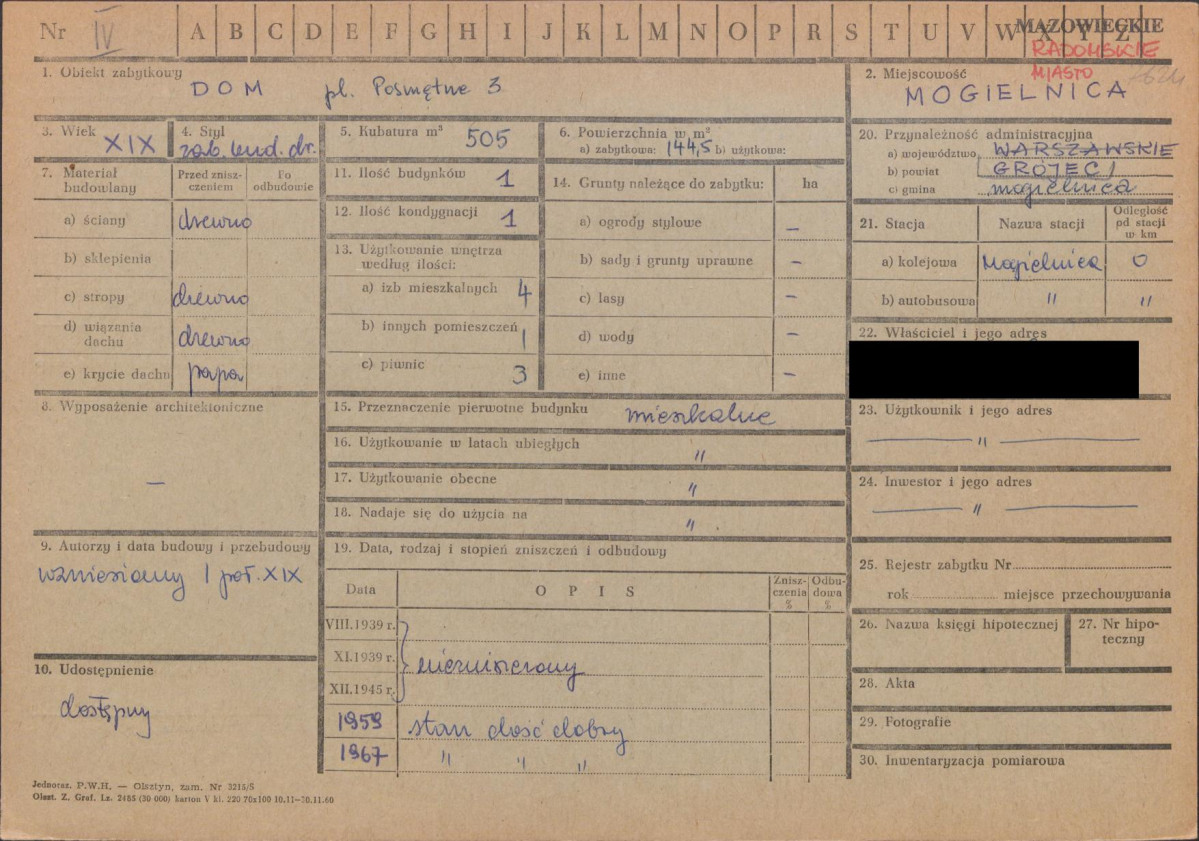 KZ - Karta zielona, skan nr 1