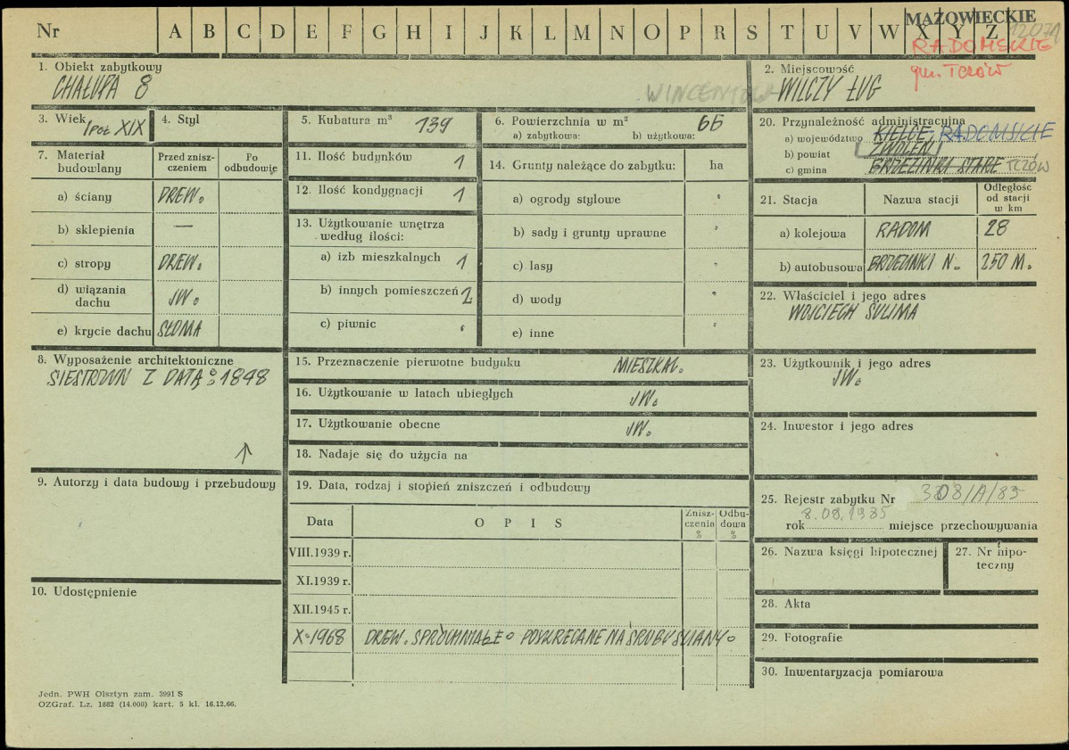 KZ - Karta zielona, skan nr 1