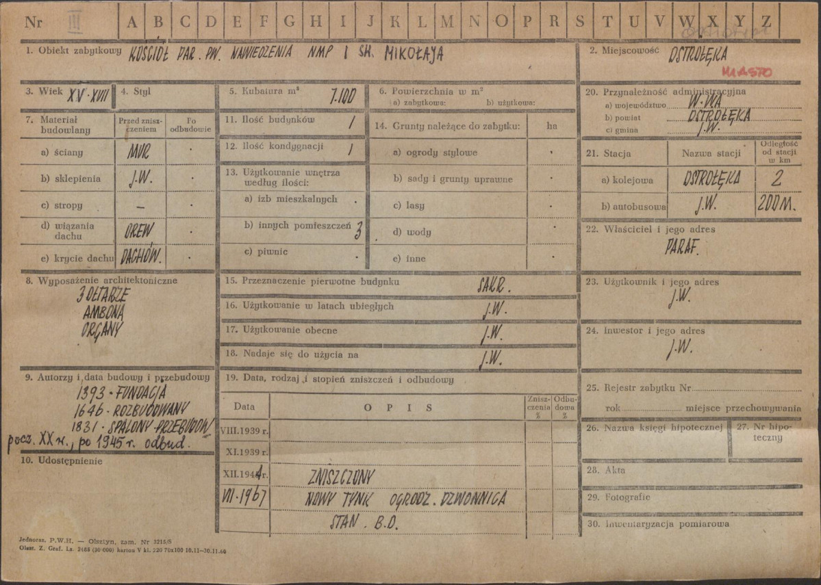 KZ - Karta zielona, skan nr 1