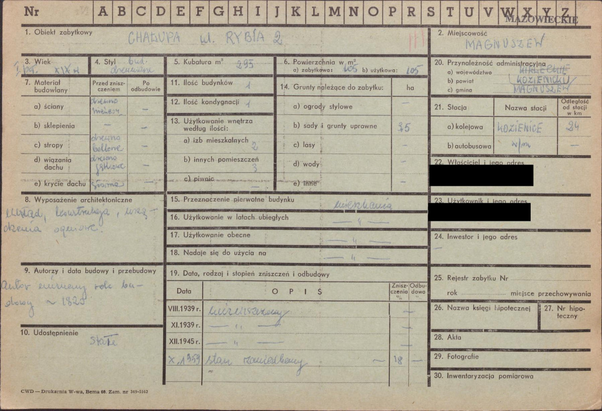 KZ - Karta zielona, skan nr 1