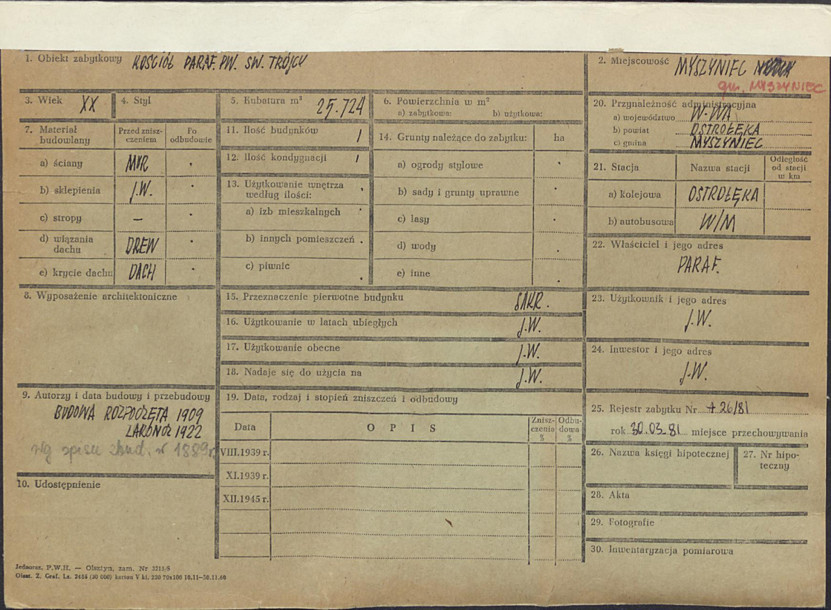 KZ - Karta zielona, skan nr 1