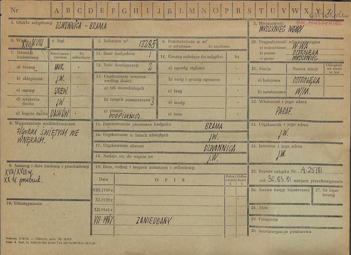 KZ - Karta zielona, skan nr 1