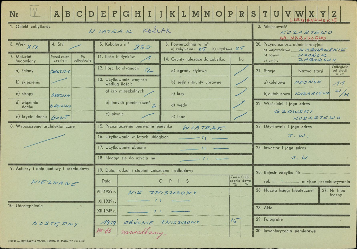 Karta zielona, skan nr 1
