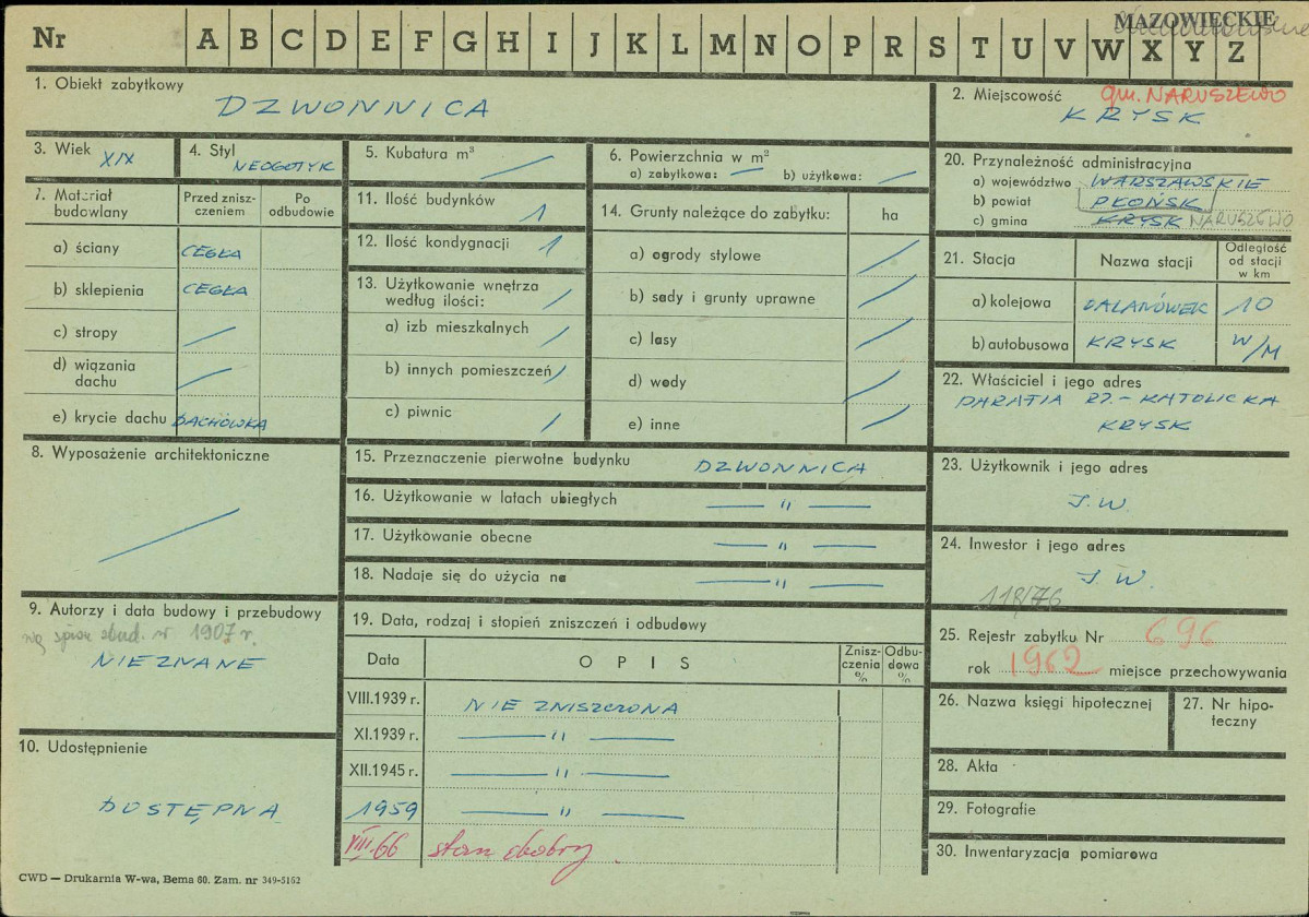 Karta zielona, skan nr 1