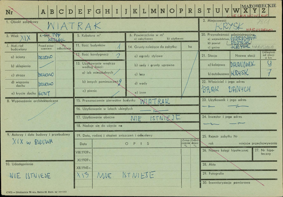 Karta zielona, skan nr 1