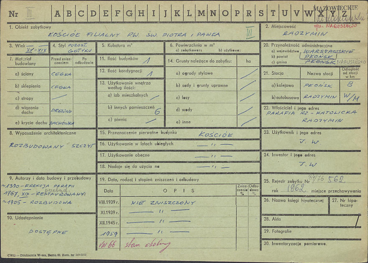 Karta zielona, skan nr 1