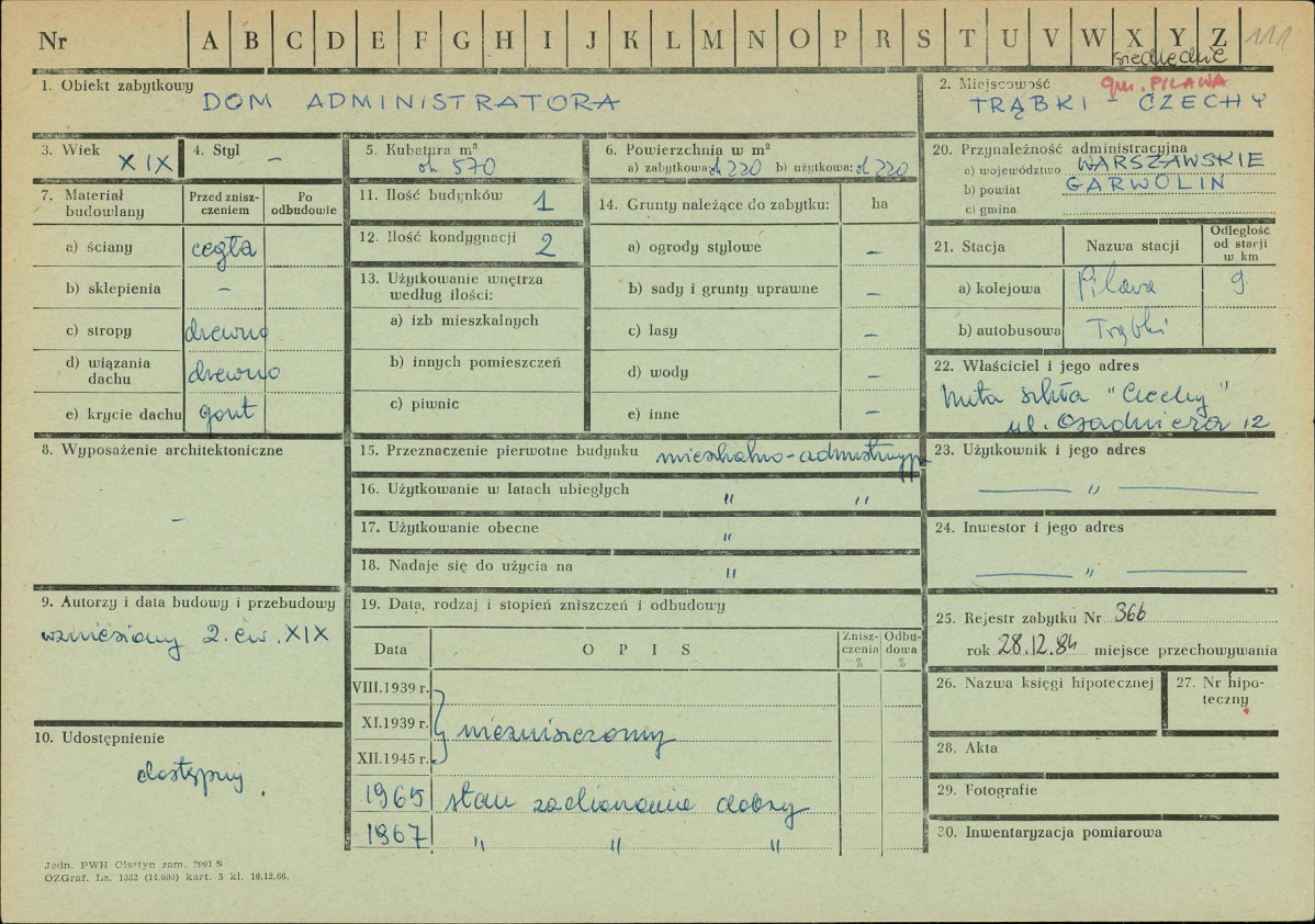 Karta zielona, skan nr 1