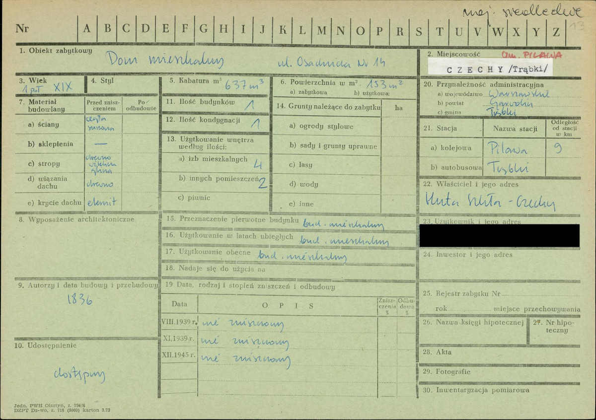 KZ - Karta zielona, skan nr 1