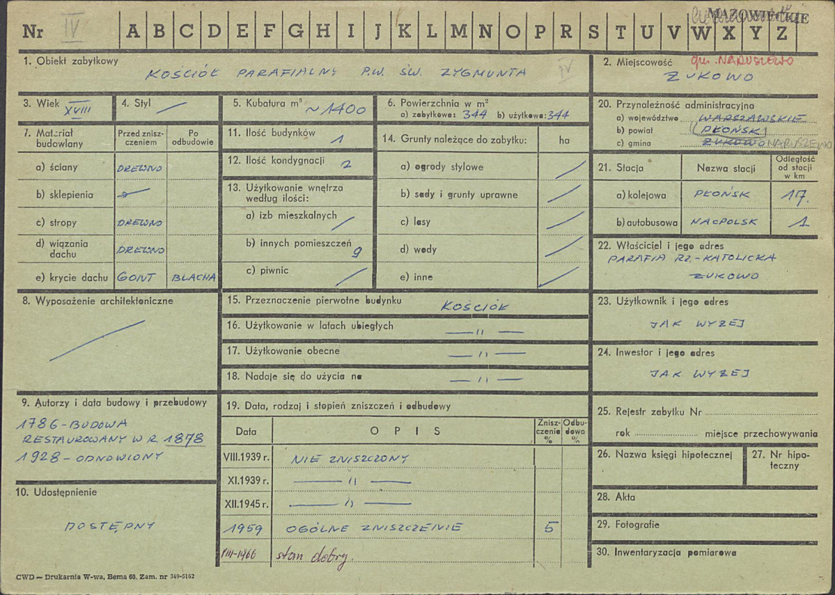 Karta zielona, skan nr 1
