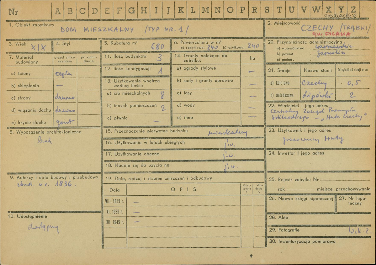 Karta zielona, skan nr 1