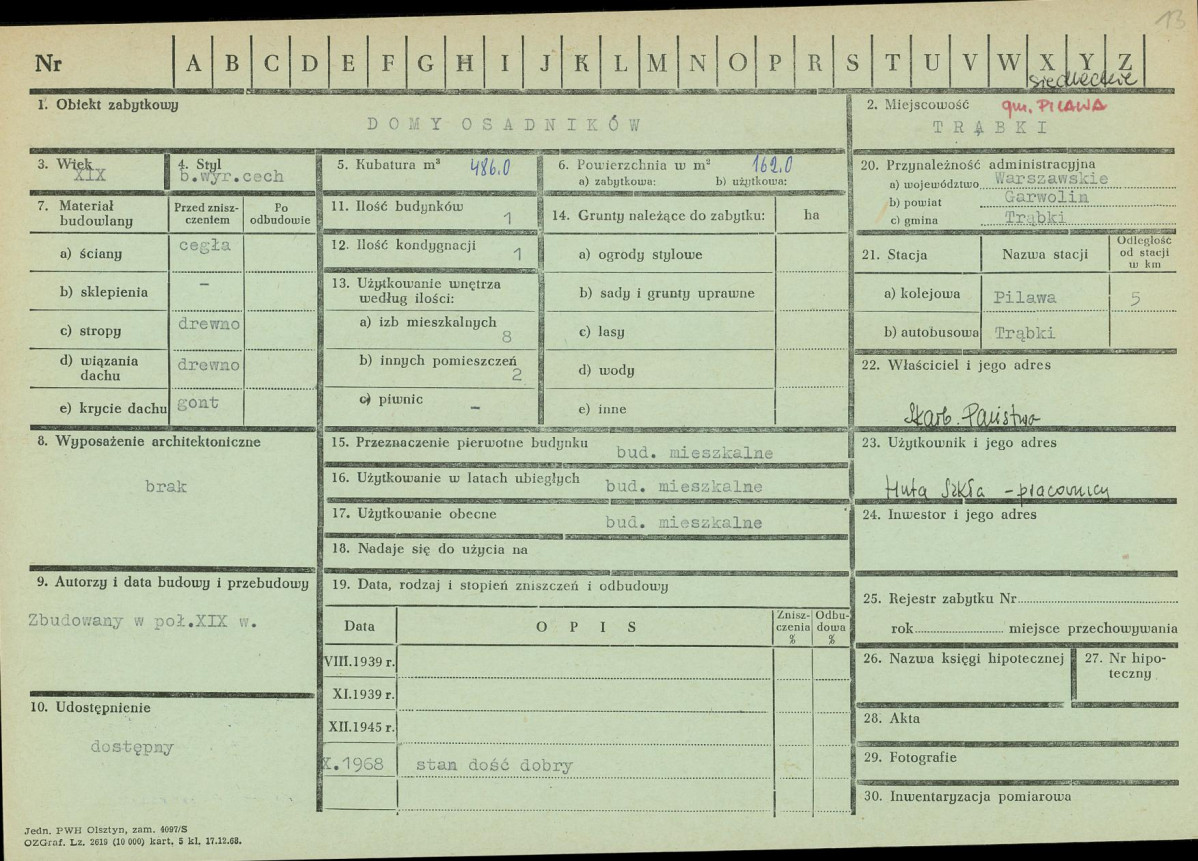 Karta zielona, skan nr 1