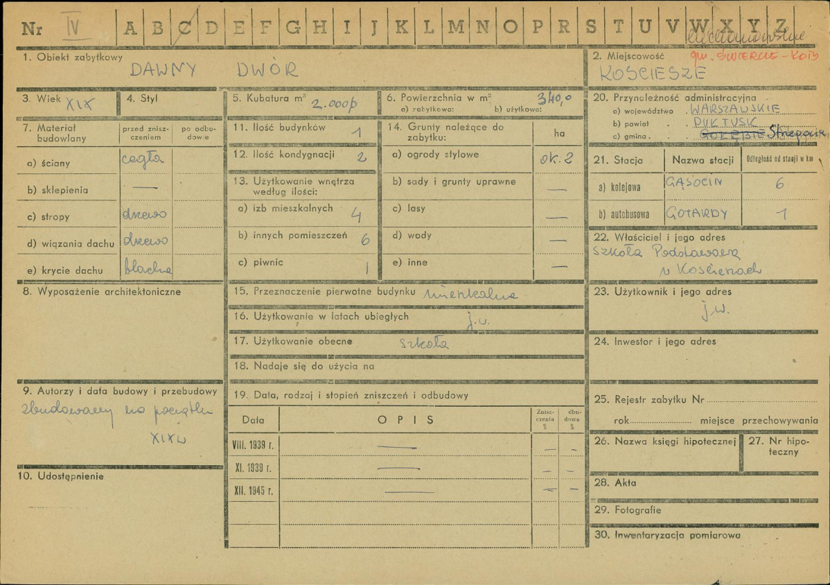 KZ - Karta zielona, skan nr 1