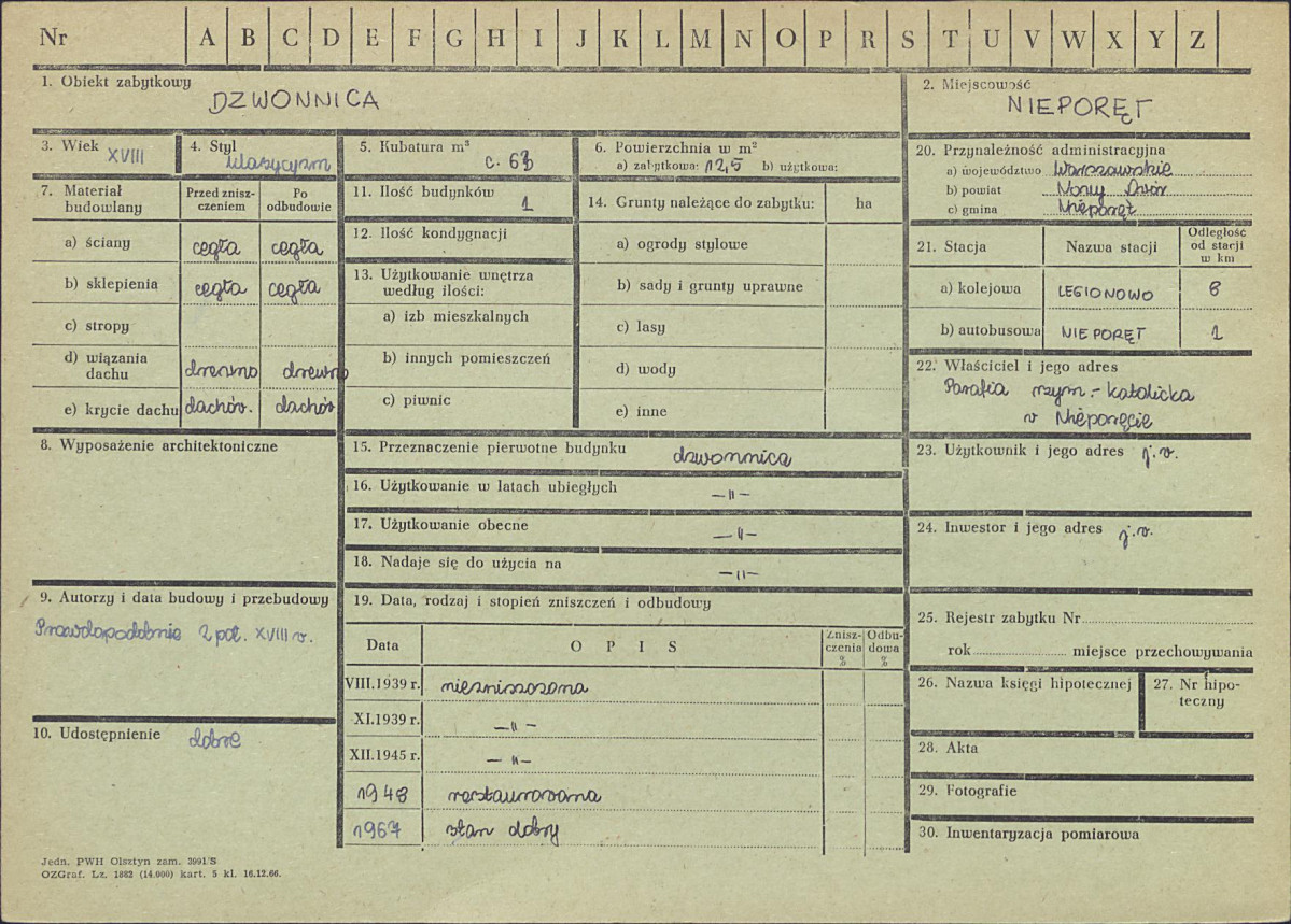 KZ - Karta zielona, skan nr 1