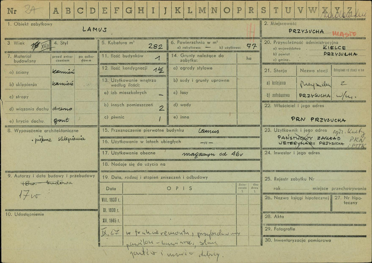 KZ - Karta zielona, skan nr 1