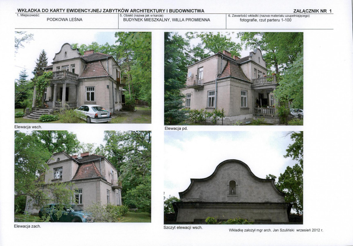 KEZN - Karta obiektu niewpisanego do rejestru, skan nr 5