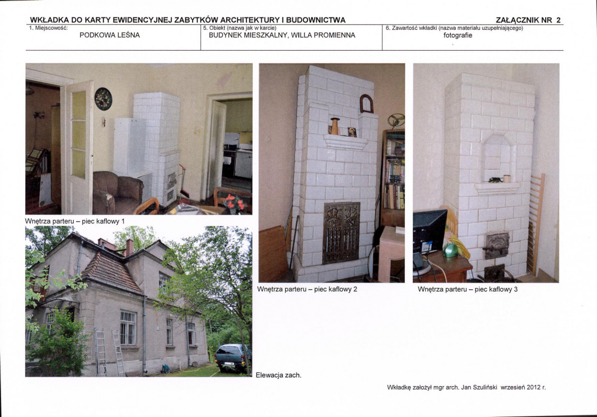 KEZN - Karta obiektu niewpisanego do rejestru, skan nr 7