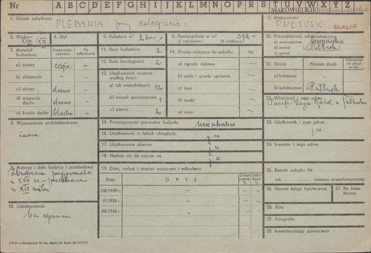 KZ - Karta zielona, skan nr 1