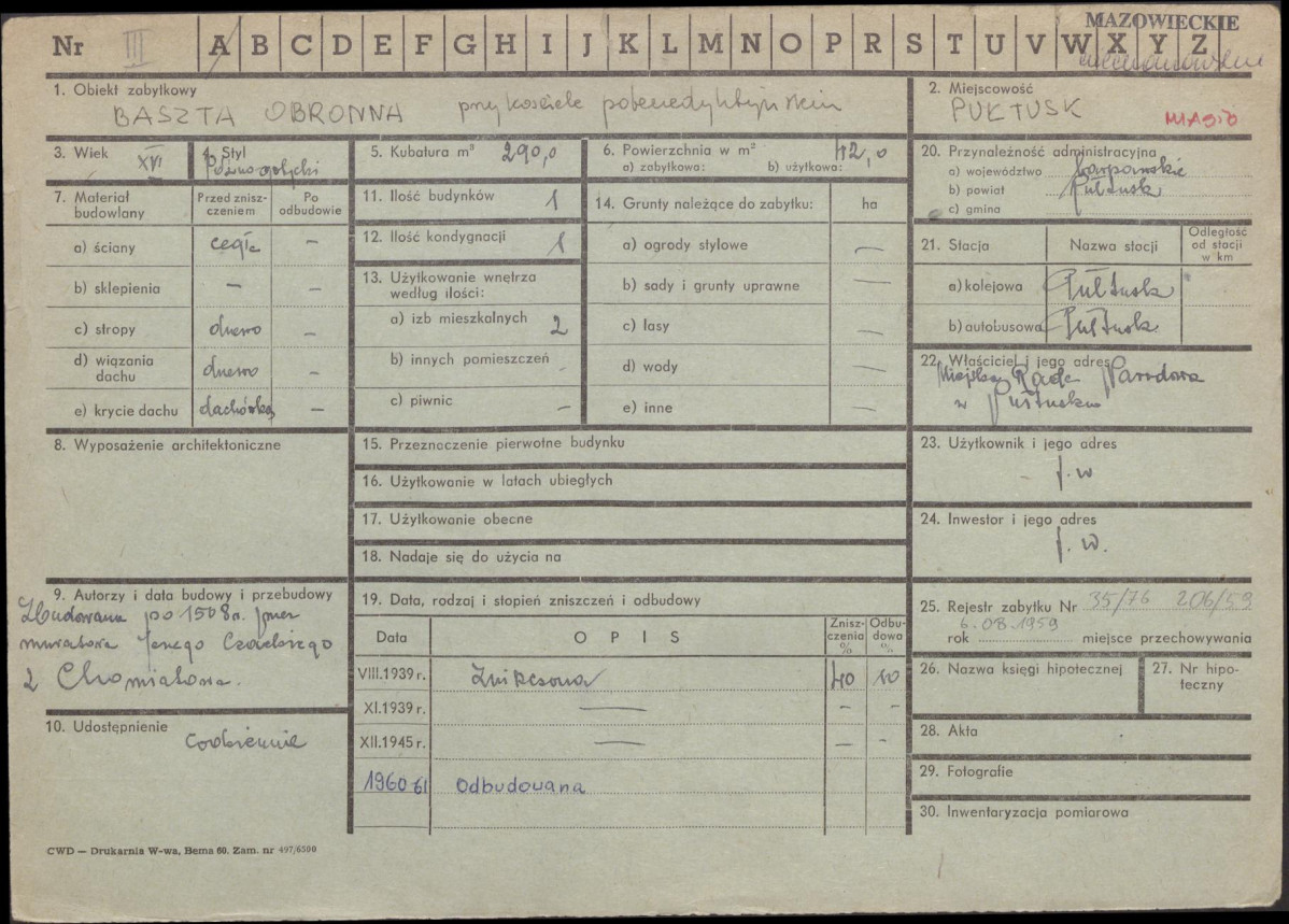 KZ - Karta zielona, skan nr 1