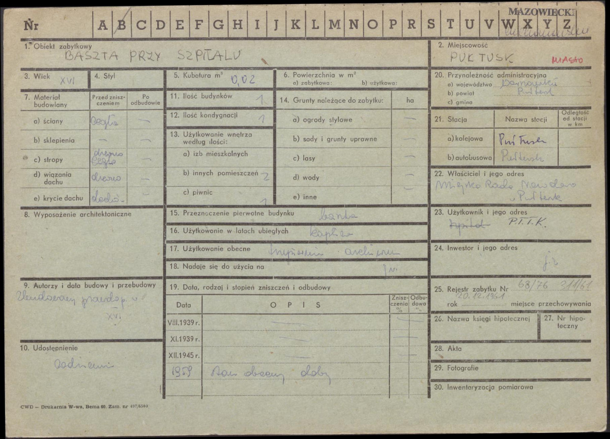 KZ - Karta zielona, skan nr 1