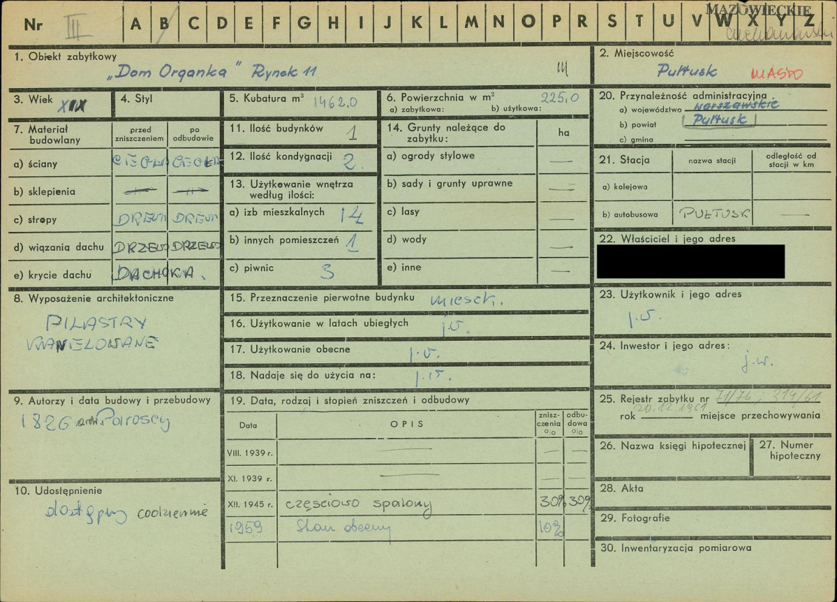 KZ - Karta zielona, skan nr 1