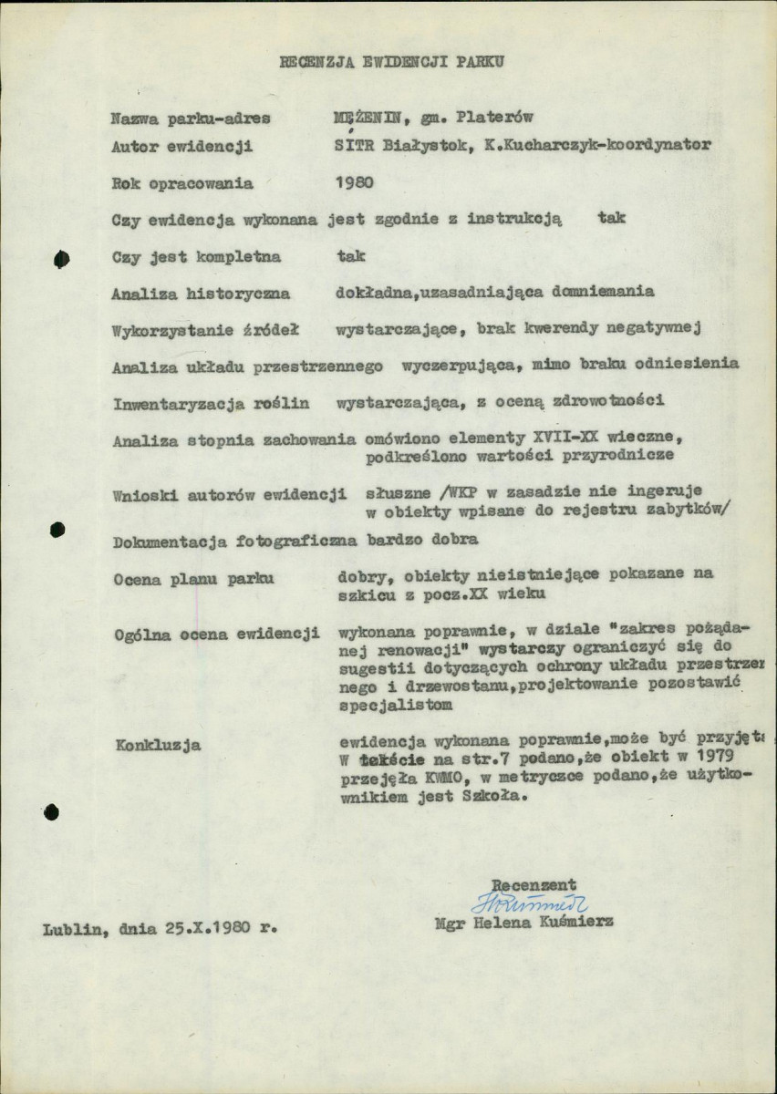 EP - Ewidencja parkowa, skan nr 5