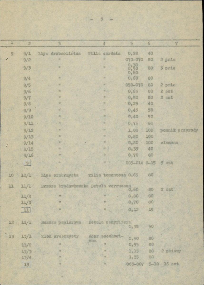 Ewidencja parkowa, skan nr 10