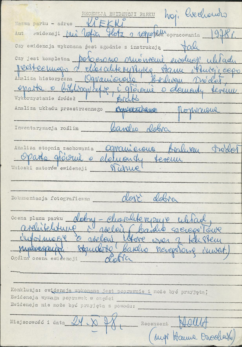 Ewidencja parkowa, skan nr 6