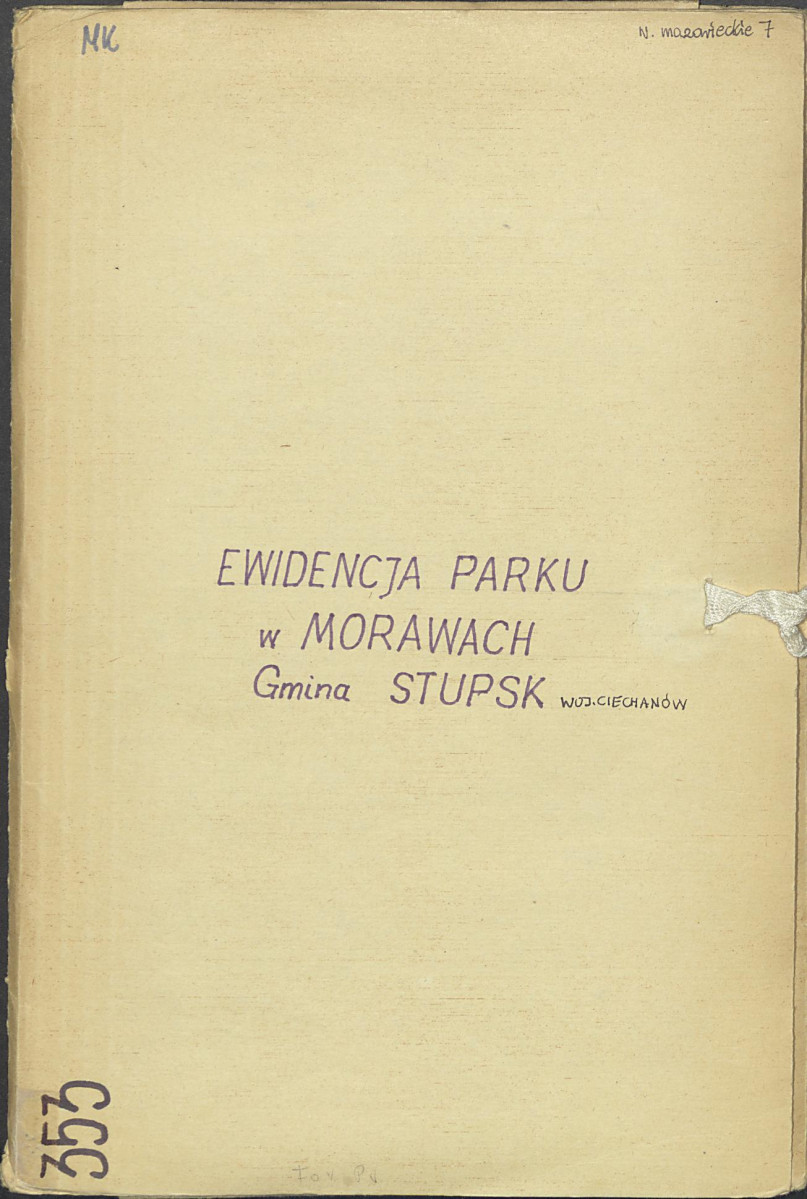 Ewidencja parkowa, skan nr 1