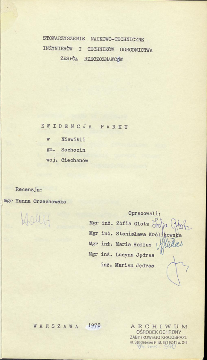 Ewidencja parkowa, skan nr 5