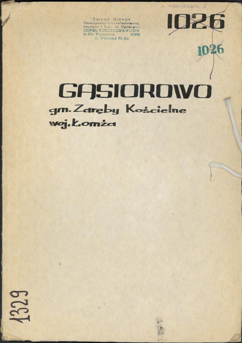 EP - Ewidencja parkowa, skan nr 1