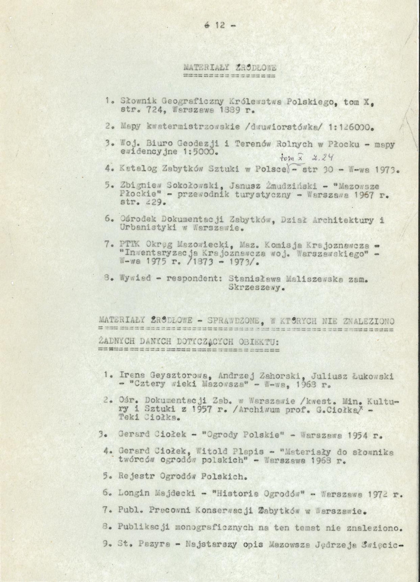 Ewidencja parkowa, skan nr 19