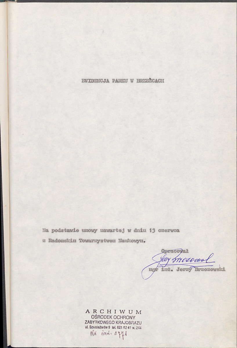 EP - Ewidencja parkowa, skan nr 6