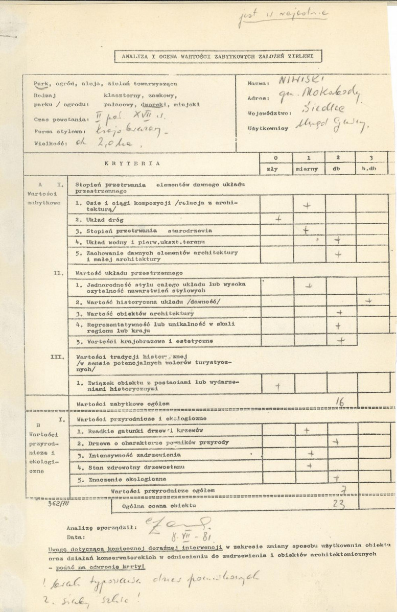 Ewidencja parkowa, skan nr 3