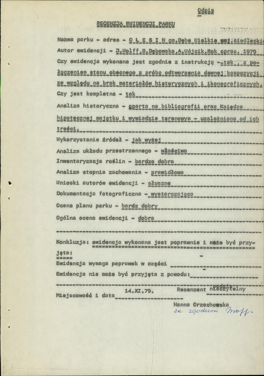 Ewidencja parkowa, skan nr 7