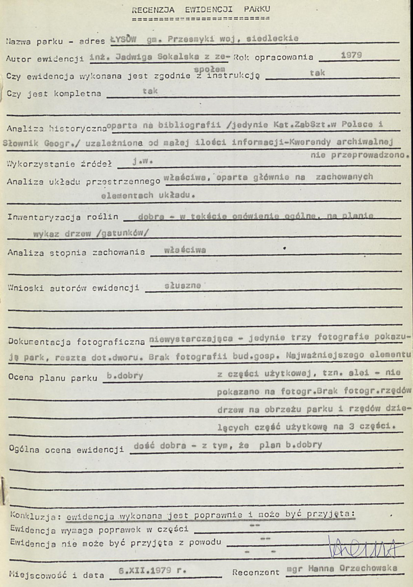 Ewidencja parkowa, skan nr 7