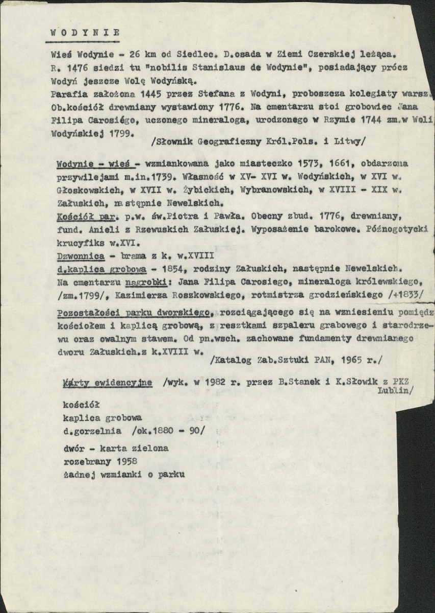 Ewidencja parkowa, skan nr 3