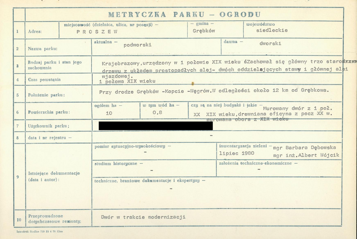 Ewidencja parkowa, skan nr 5