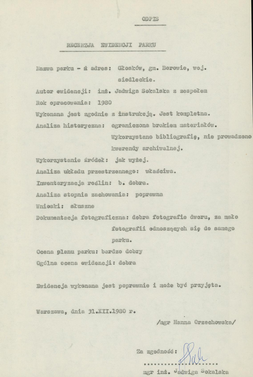 Ewidencja parkowa, skan nr 7