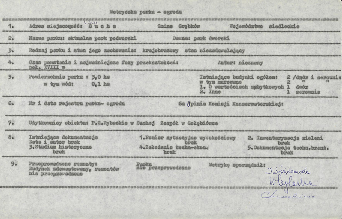 Ewidencja parkowa, skan nr 6