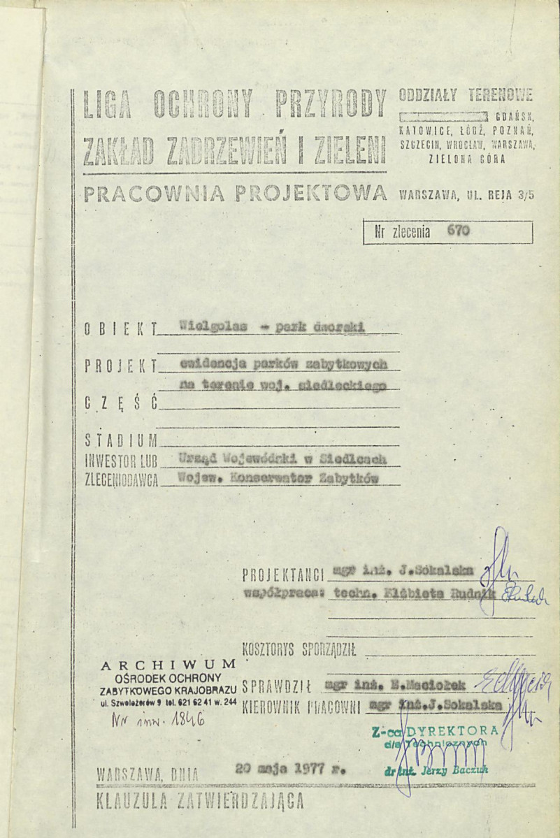 Ewidencja parkowa, skan nr 4