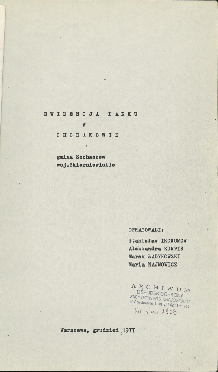 Ewidencja parkowa, skan nr 4