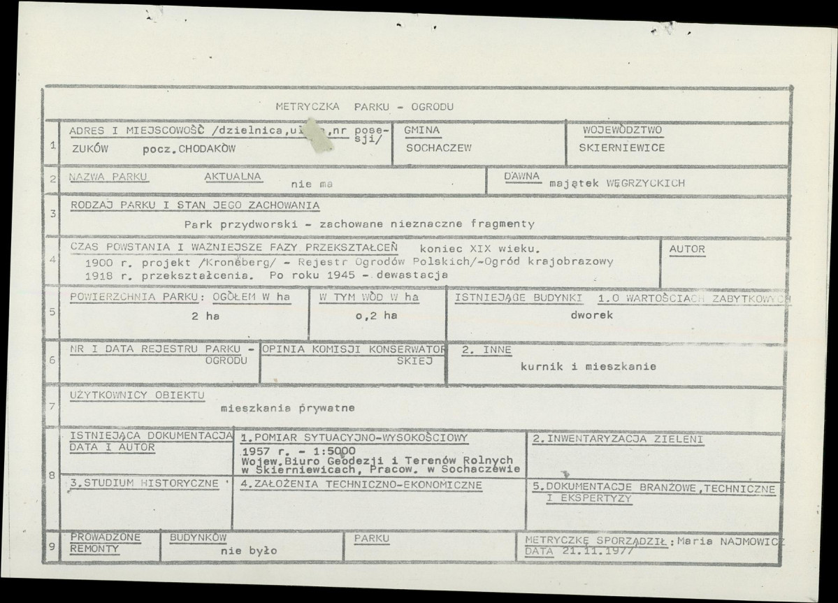 Ewidencja parkowa, skan nr 5