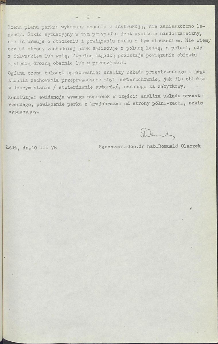 Ewidencja parkowa, skan nr 17