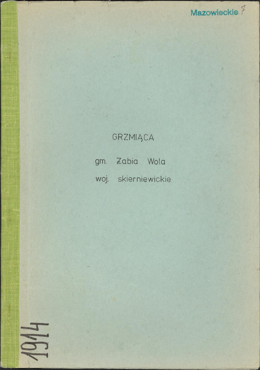 EP - Ewidencja parkowa, skan nr 1