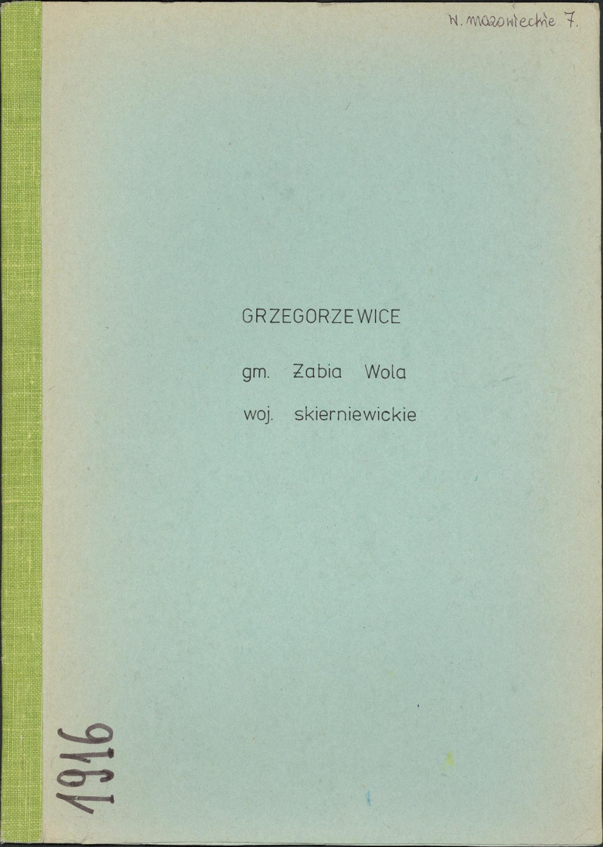 EP - Ewidencja parkowa, skan nr 1