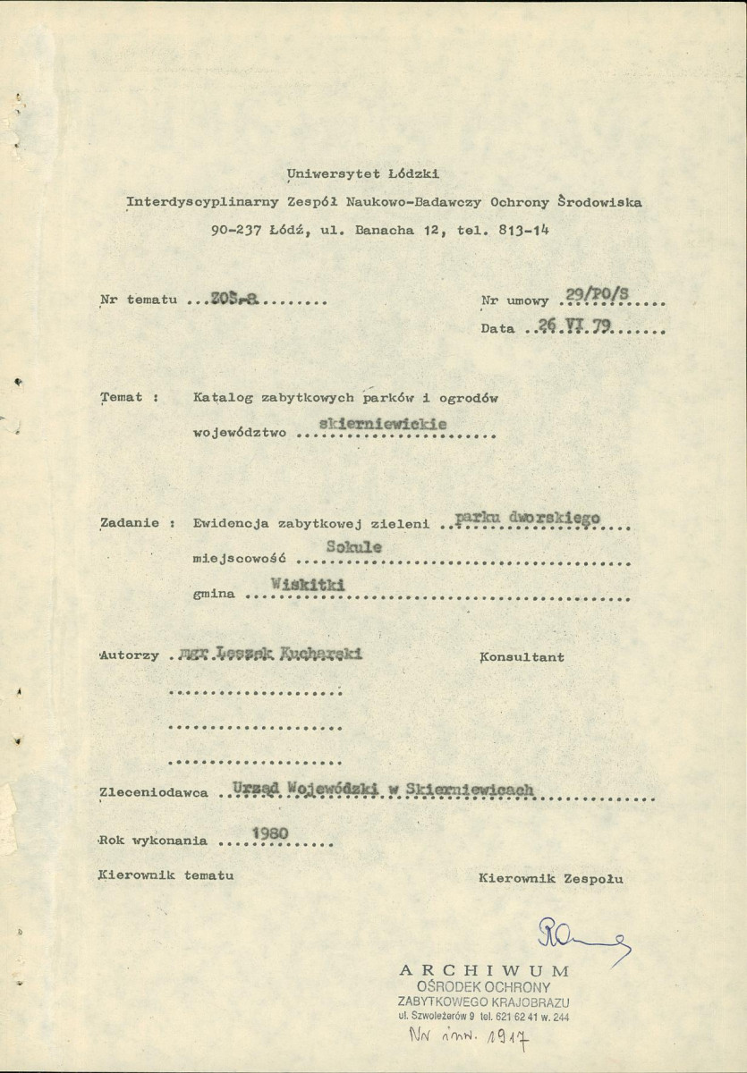 Ewidencja parkowa, skan nr 5