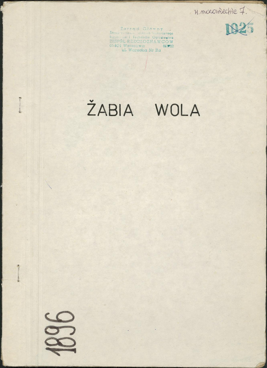 EP - Ewidencja parkowa, skan nr 1